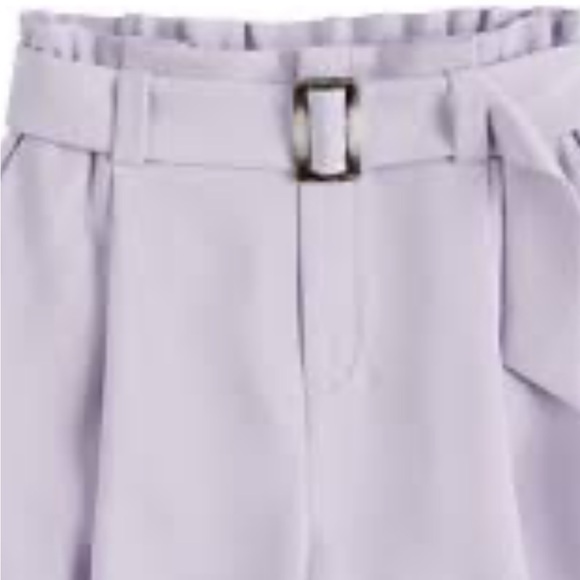 Nine West Women's Light Lavender High Waist Shorts - Picture 2 of 4